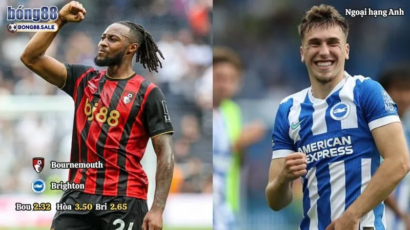 Tỷ Lệ Kèo Bong88 Ngoại Hạng Anh | Bournemouth - Brighton 13/09/2025
